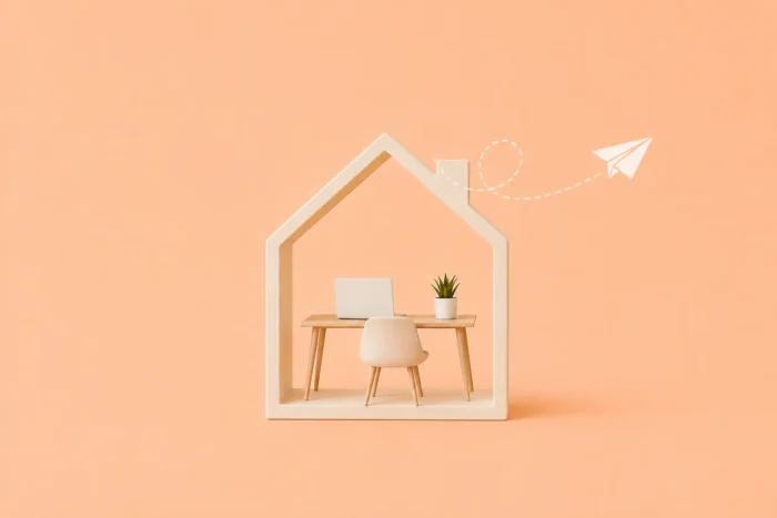 Illustration d'une politique télétravail et ses implications pour l'entreprise.