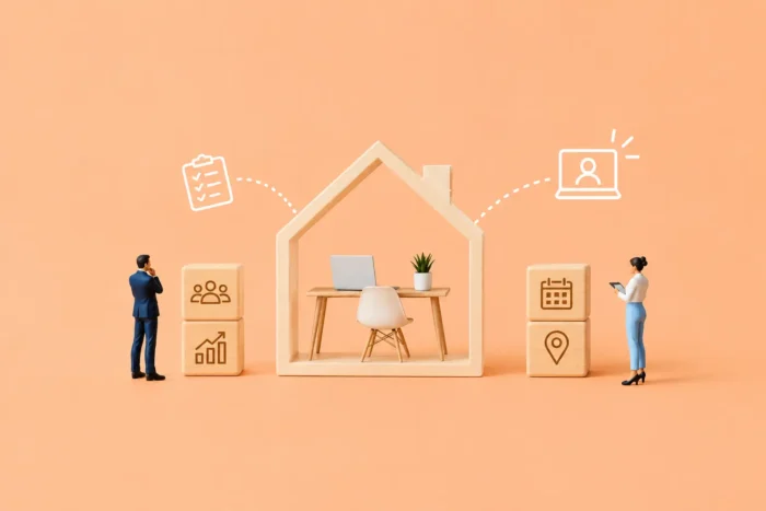 Illustration d'une politique télétravail et ses implications pour l'entreprise.