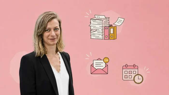 Illustration de Maureen Lagadec et de la surcharge administrative des managers.