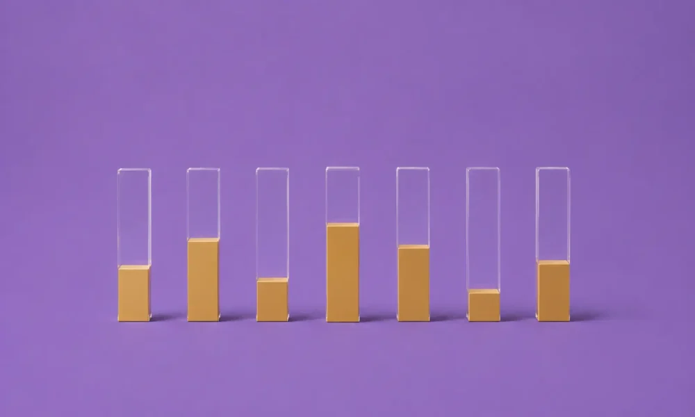 Illustration de 7 jauges comme autant d'indicateurs prévus par la directive sur la transparence salariale.
