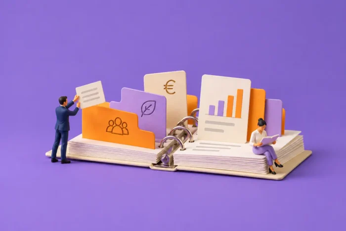 Illustration des différents termes au coeur de la transparence salariale.