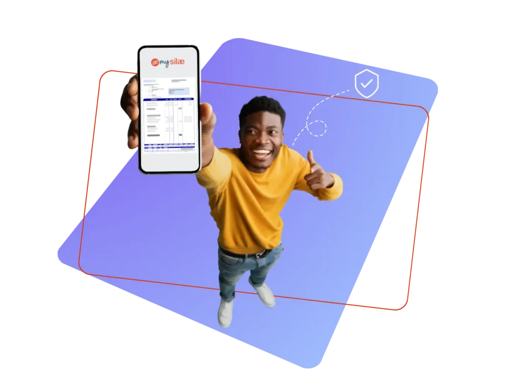 Affichage d'une fiche de paie en ligne sur smartphone via la solution My Silae, garantissant conformité et sécurité des données