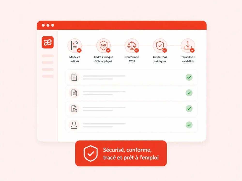 Création de contrats de travail RH conformes à la convention collective et aux obligations juridiques de l’entreprise