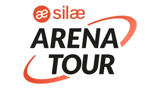 Logo du Silae Arena Tour 2026, tournée en 5 étapes dans 5 stades en France