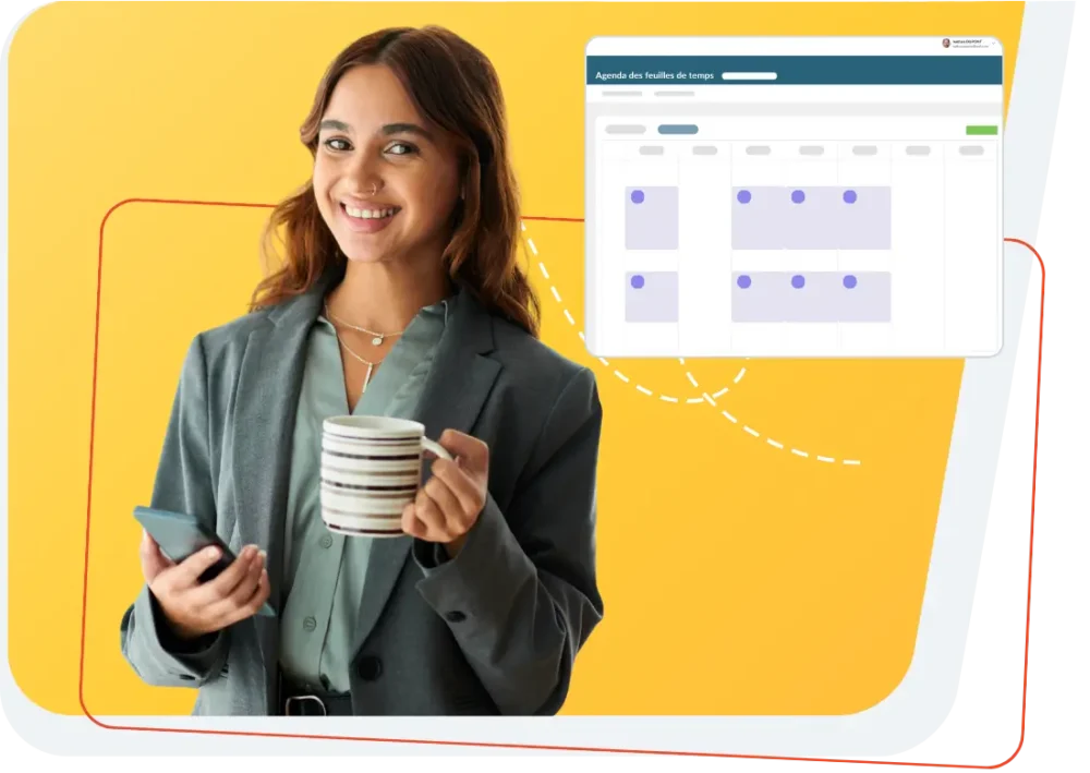Interface mySilae pour la synthèse et le pilotage global des temps : vue agenda, indicateurs fiables et analyse mensuelle pour optimiser la gestion des temps et la performance RH.