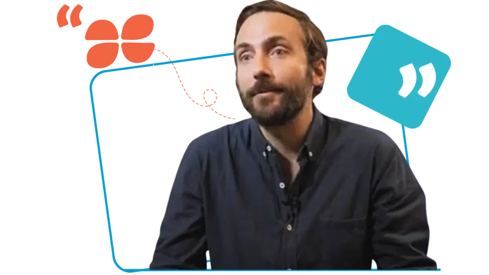 Portrait de Baptiste Azais, manager RH et communication chez Linking Talents, témoignant des bénéfices de My Silae dans la simplification des tâches RH et paie.