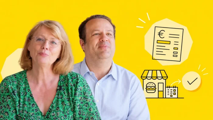 Illustration d'Ulrich Maurel, président de Maurel Invest, et Corine, responsable du service paie de BDL Valenciennes.