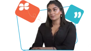 Portrait de Maeva Gougeon, gestionnaire de paie chez Bakertilly, dans une vidéo témoignage sur le logiciel de paie My Silae.